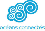 logo oceans connectes bleu