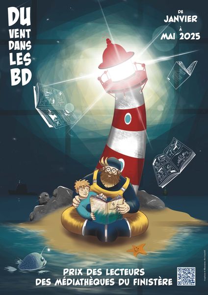 Affiche 2025 Du Vent dans les BD