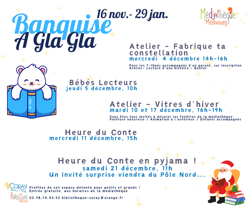 affiche animations Glagla à Coray