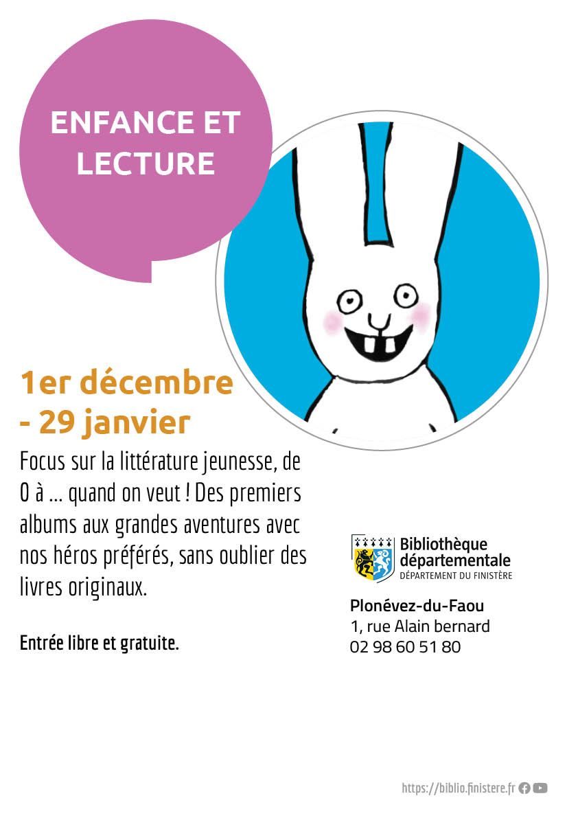 Focus sur la littérature jeunesse, de 0 à ... quand on veut ! du 1er décembre au 29 janvier
